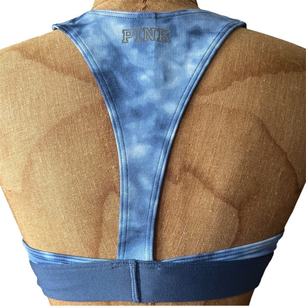 Victoria's Secret Blue Tie-Dye Sports Bra EUC XS - Picture 3 of 7